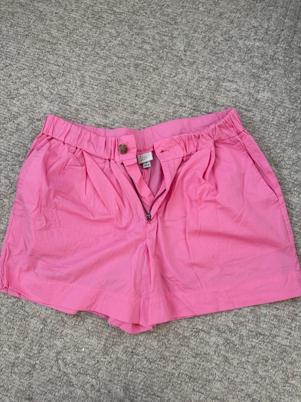 a new day Pink Elastic Waist Relaxed Shorts